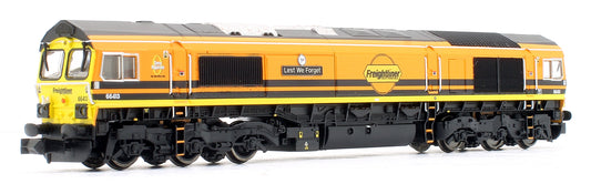 Pre-Owned Class 66 66413 'Lest We Forget' Freightliner Orange & Black Diesel Locomotive DCC Fitted