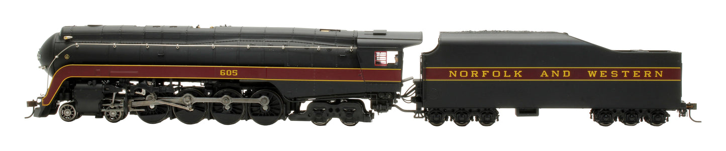 Pre-Owned 2552 Norfolk & Western Class J 4-8-4 Steam Locomotive - Road #605 - DCC Sound