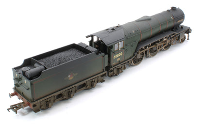 35-205NRMSFW Bespoke Weathered 'Green Arrow' BR Lined Green (Late Crest) Class V2 2-6-2 No.60800 Steam Locomotive - DCC Sound