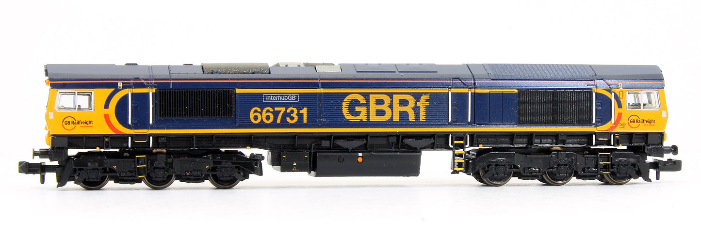 Pre-Owned Class 66731 GBRf 'InterhubGB' Diesel Locomotive