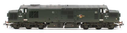 35-302W Bespoke Weathered Class 37/0 Split Headcode D6710 BR Green (Late Crest) Diesel Locomotive