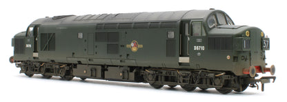35-302W Bespoke Weathered Class 37/0 Split Headcode D6710 BR Green (Late Crest) Diesel Locomotive