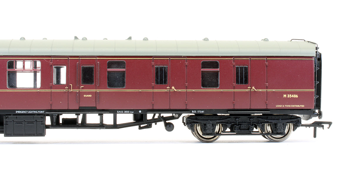 Pre-Owned 39-076C BR Maroon MK1 Brake Corridor BSK Coach 'M35486'