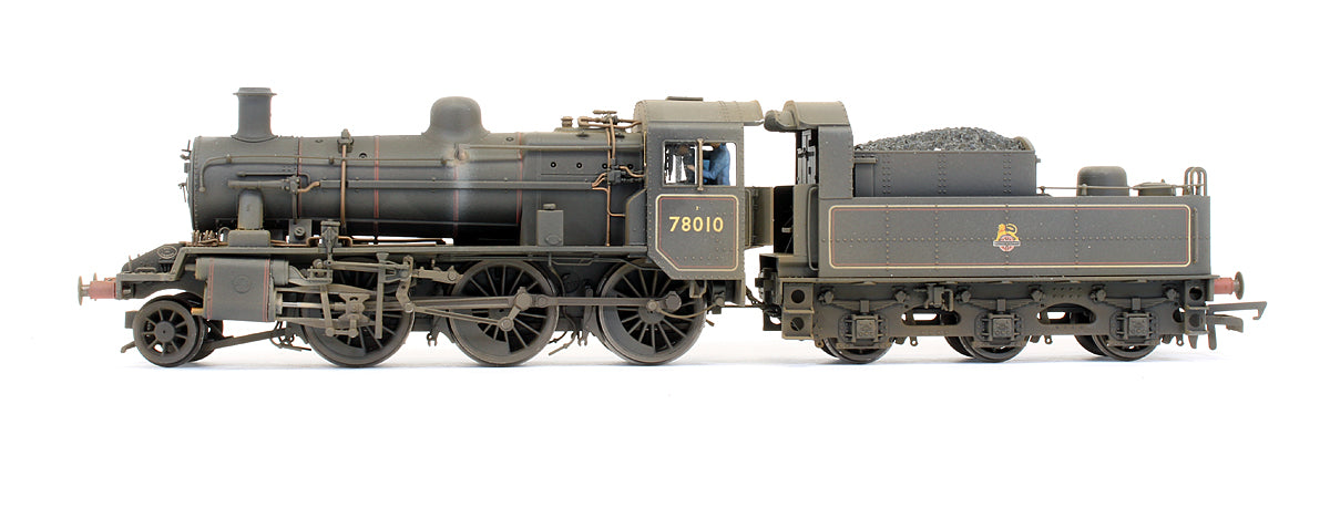 Pre-Owned BR 2-6-0 Early BR Standard 2MT No.78010 Steam Locomotive - Custom Weathered