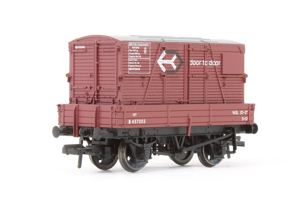 Pre-Owned 3 Plank Wagon BR Bauxite With BD Container