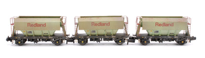 Set of 3 Redland PGA 51T Hopper Wagons - Weathered