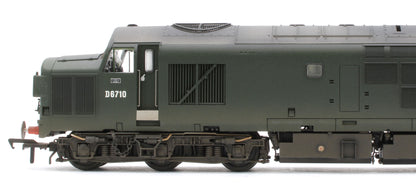 35-302W Bespoke Weathered Class 37/0 Split Headcode D6710 BR Green (Late Crest) Diesel Locomotive