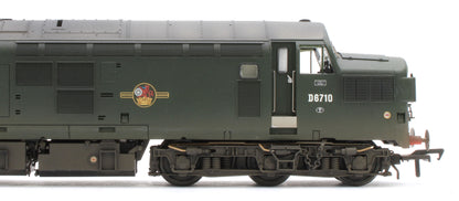 35-302W Bespoke Weathered Class 37/0 Split Headcode D6710 BR Green (Late Crest) Diesel Locomotive