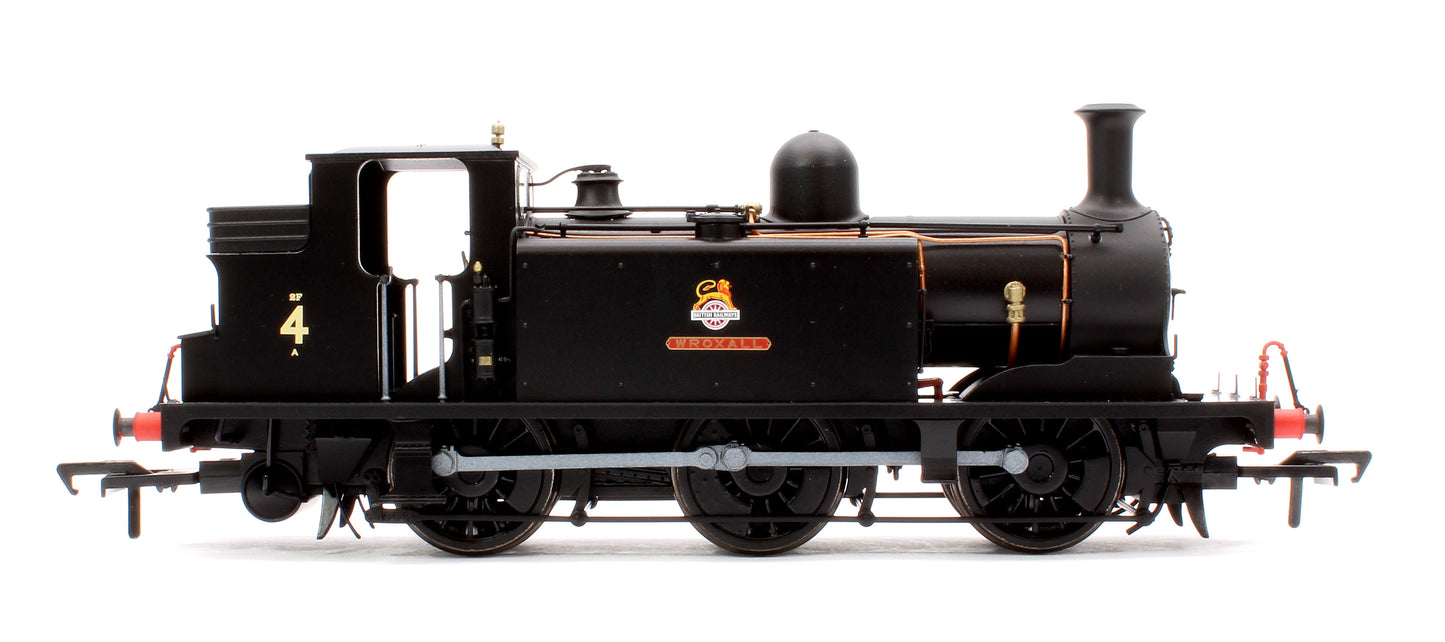 LBSCR Stroudley ‘E1’ 0-6-0T No. 4 Wroxall in BR unlined black with early emblem - Steam Tank Locomotive