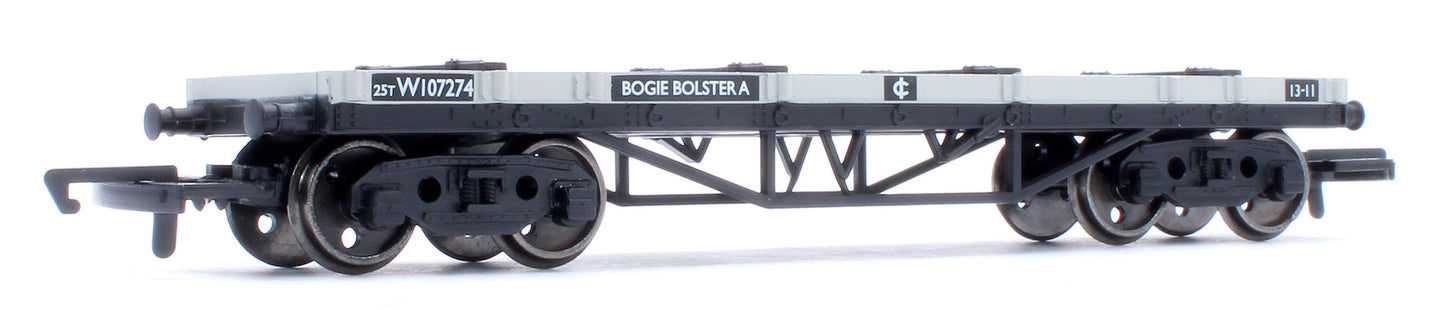 BR Macaw Bogie Bolster Wagon BR Grey No.107274