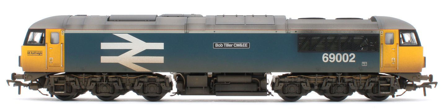 35-777SFW Bespoke Weathered Class 69 69002 'Bob Tiller CM&EE' BR Blue (Large Logo) (GBRf) Diesel Locomotive - DCC Sound