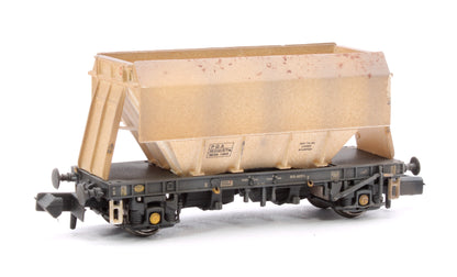 Set of 3 PGA 51T Hopper Wagons (Plain White) - Weathered