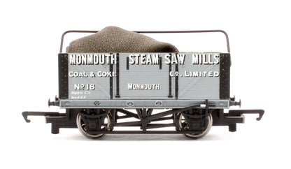 Pre-Owned 7 Plank Wagon with Sheet Rail & Cover 'Monmouth Steam Saw Mills Co Ltd' No.18