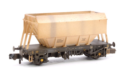 Set of 3 PGA 51T Hopper Wagons (Plain White) - Weathered