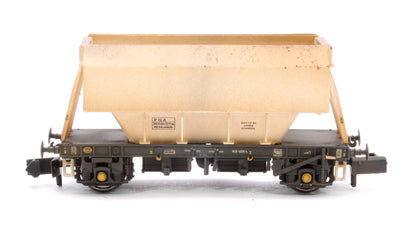 Set of 3 PGA 51T Hopper Wagons (Plain White) - Weathered