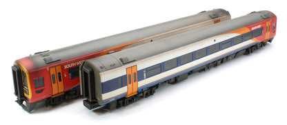 31-495SFW Bespoke Weathered Class 158 2-Car DMU 158884 South West Trains - DCC Sound
