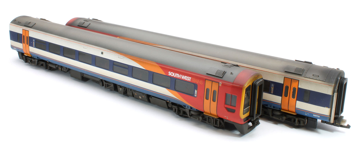 31-495SFW Bespoke Weathered Class 158 2-Car DMU 158884 South West Trains - DCC Sound