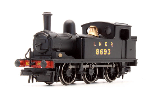 Pre-Owned J72 Tank LNER Plain Black '8693' Steam Locomotive