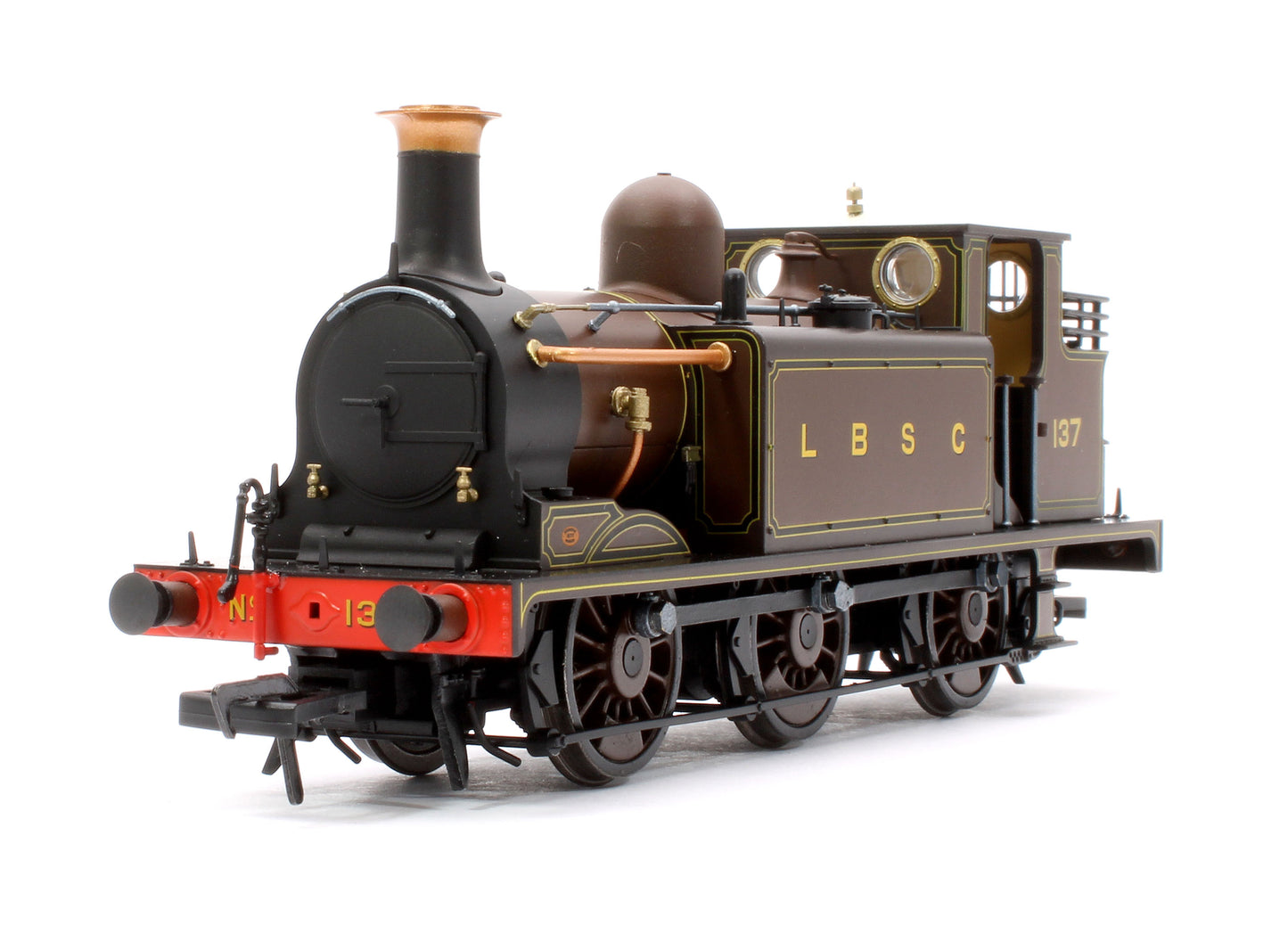 LBSCR Stroudley ‘E1’ 0-6-0T No. 137, LBSCR Marsh Umber - Steam Tank Locomotive - DCC Sound