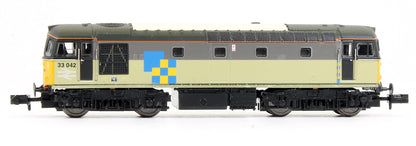 Pre-Owned Class 33/0 33042 Triple Grey Construction Sector Diesel Locomotive