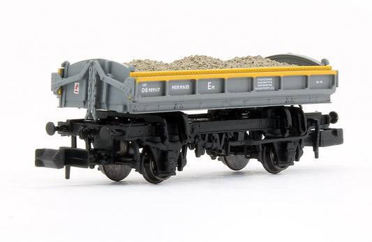 Pre-Owned Mermaid Ballast Tippler Wagon Engineers Grey / Yellow Livery DB989117