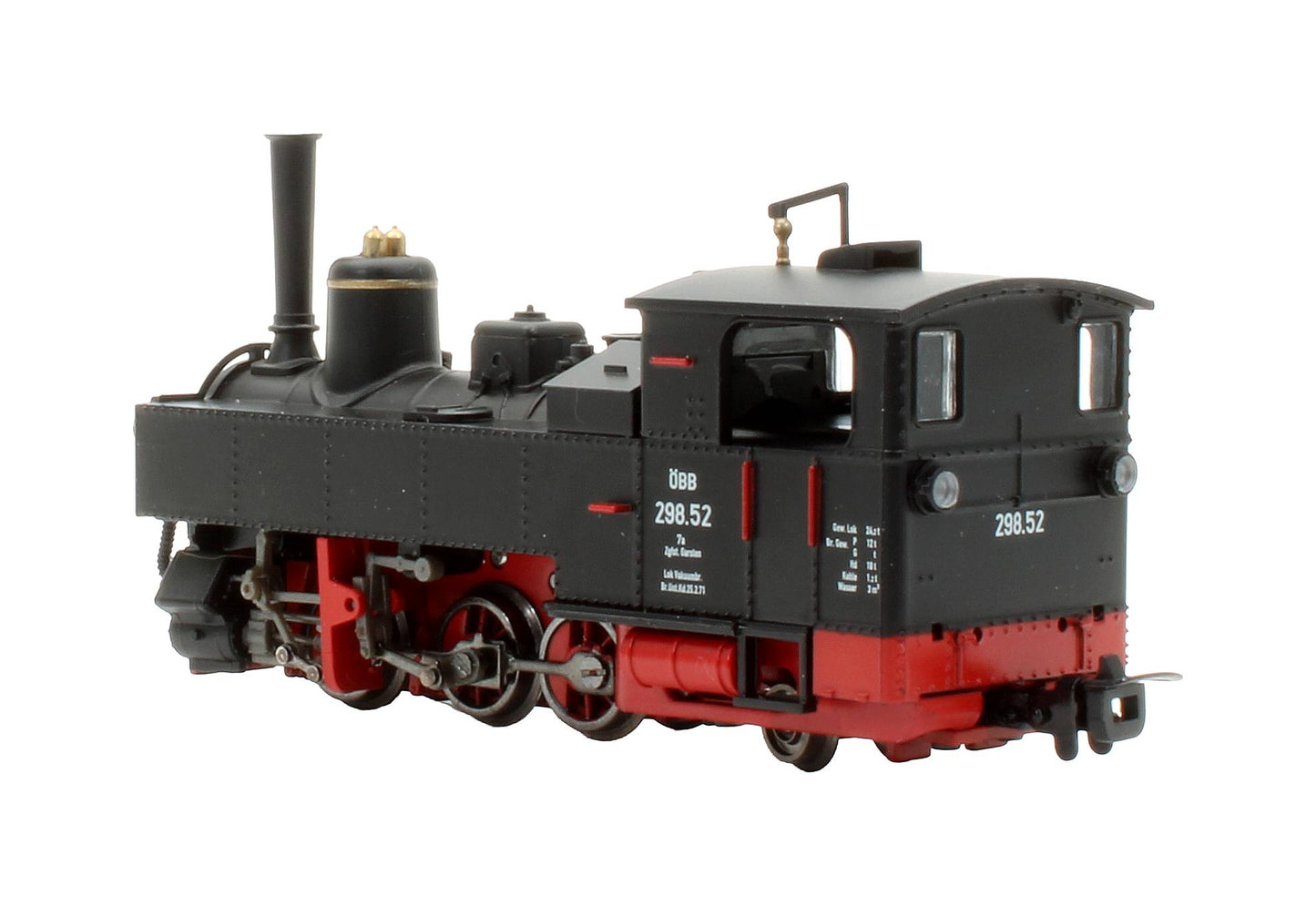 Pre-Owned L141488 H0e Tank Locomotive Type U, Series '298.52', Austrian Federal Railways (ÖBB), Era III/IV Steam Locomotive