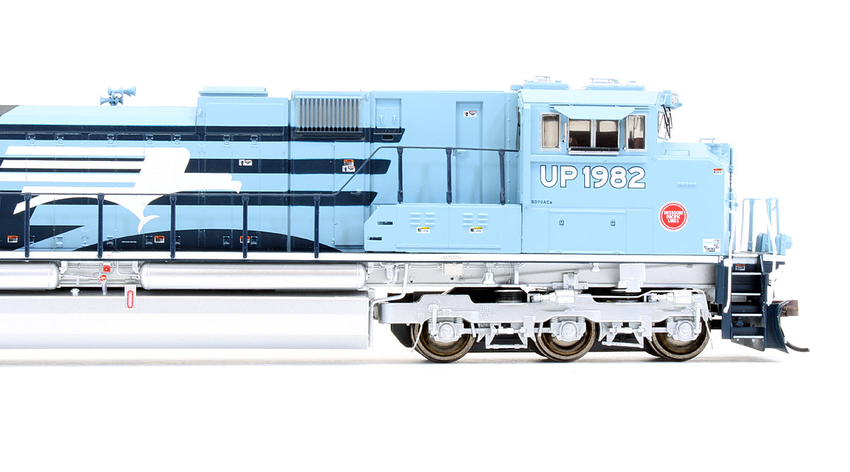 Pre-owned Genesis SD70ACe Diesel Locomotive Union Missouri Pacific Heritage - Road #1982 - DCC Sound Fitted