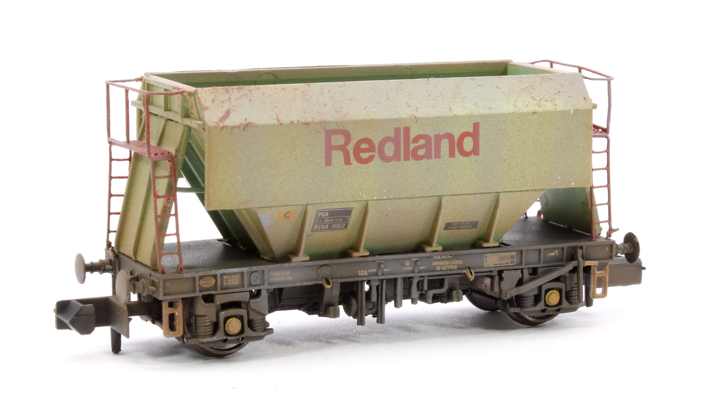 Set of 3 Redland PGA 51T Hopper Wagons - Weathered