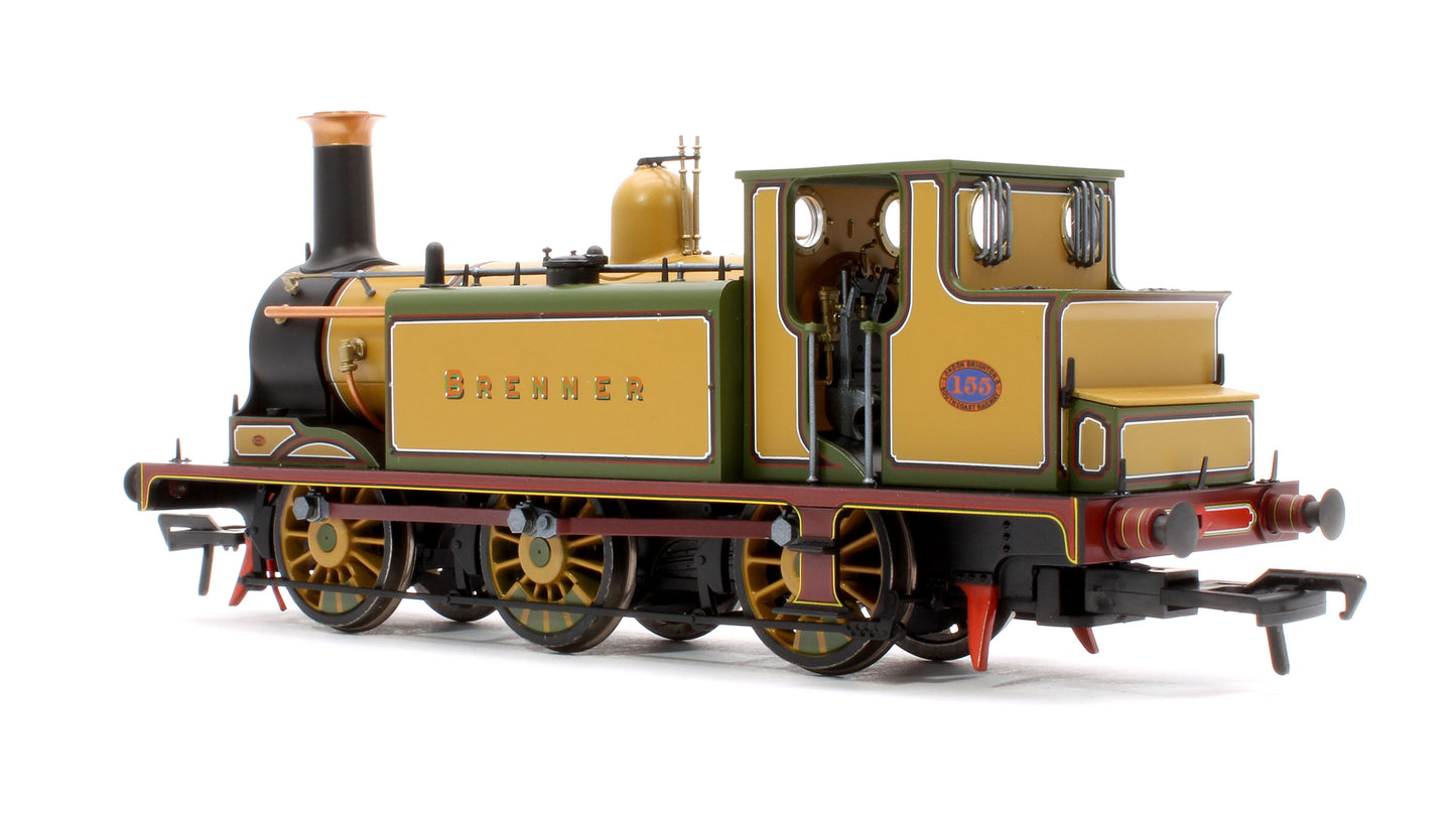 LBSCR Stroudley ‘E1’ 0-6-0T No. 155 Brenner, LBSCR Improved Engine Green - Steam Tank Locomotive - DCC Sound