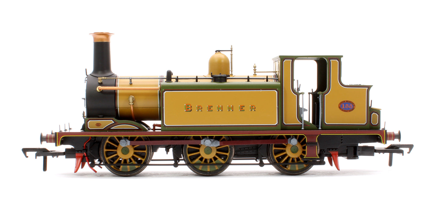 LBSCR Stroudley ‘E1’ 0-6-0T No. 155 Brenner, LBSCR Improved Engine Green - Steam Tank Locomotive - DCC Sound