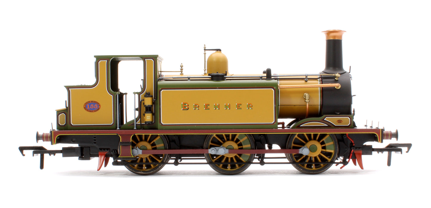 LBSCR Stroudley ‘E1’ 0-6-0T No. 155 Brenner, LBSCR Improved Engine Green - Steam Tank Locomotive