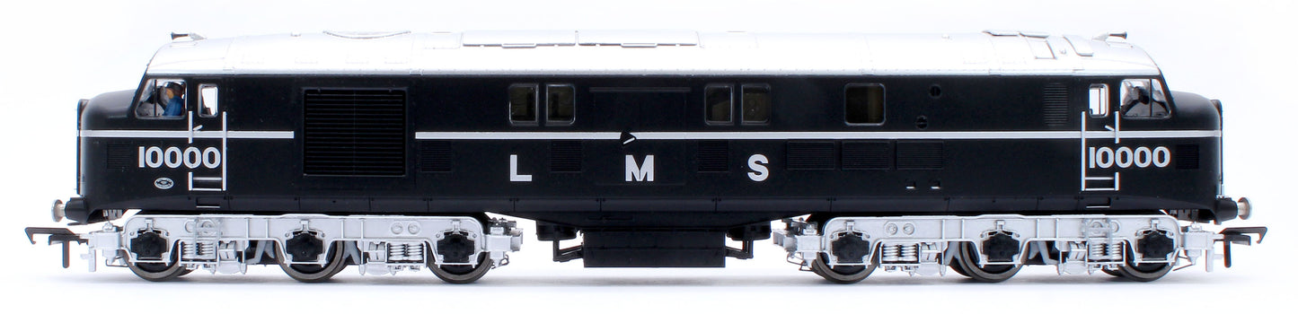 LMS 10000 Black & Chrome With LMS Lettering Diesel Locomotive - DCC Sound