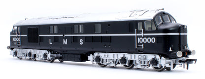 LMS 10000 Black & Chrome With LMS Lettering Diesel Locomotive - DCC Sound