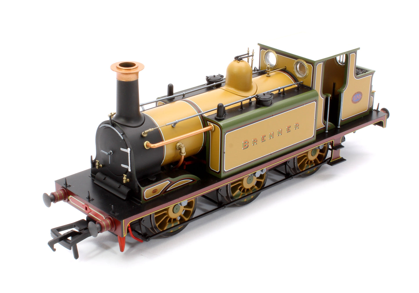LBSCR Stroudley ‘E1’ 0-6-0T No. 155 Brenner, LBSCR Improved Engine Green - Steam Tank Locomotive - DCC Sound