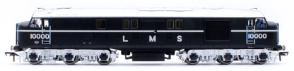 LMS 10000 Black & Chrome With LMS Lettering Diesel Locomotive - DCC Sound