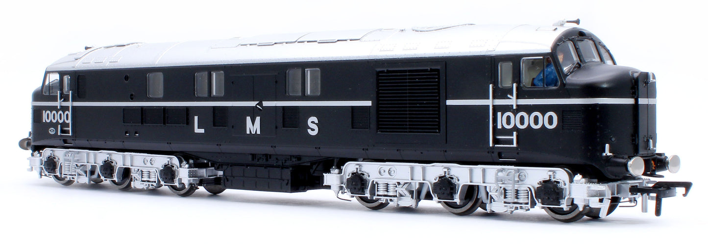 LMS 10000 Black & Chrome With LMS Lettering Diesel Locomotive - DCC Sound