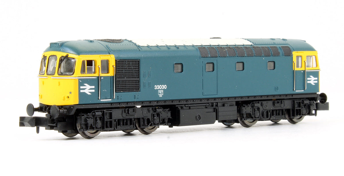 Pre-Owned 2D-001-000 Class 33/0 33030 BR Blue Diesel Locomotive - DCC Sound