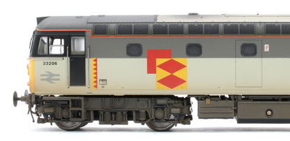 3337W Bespoke Weathered Railfreight Distribution Class 33206 Diesel Locomotive