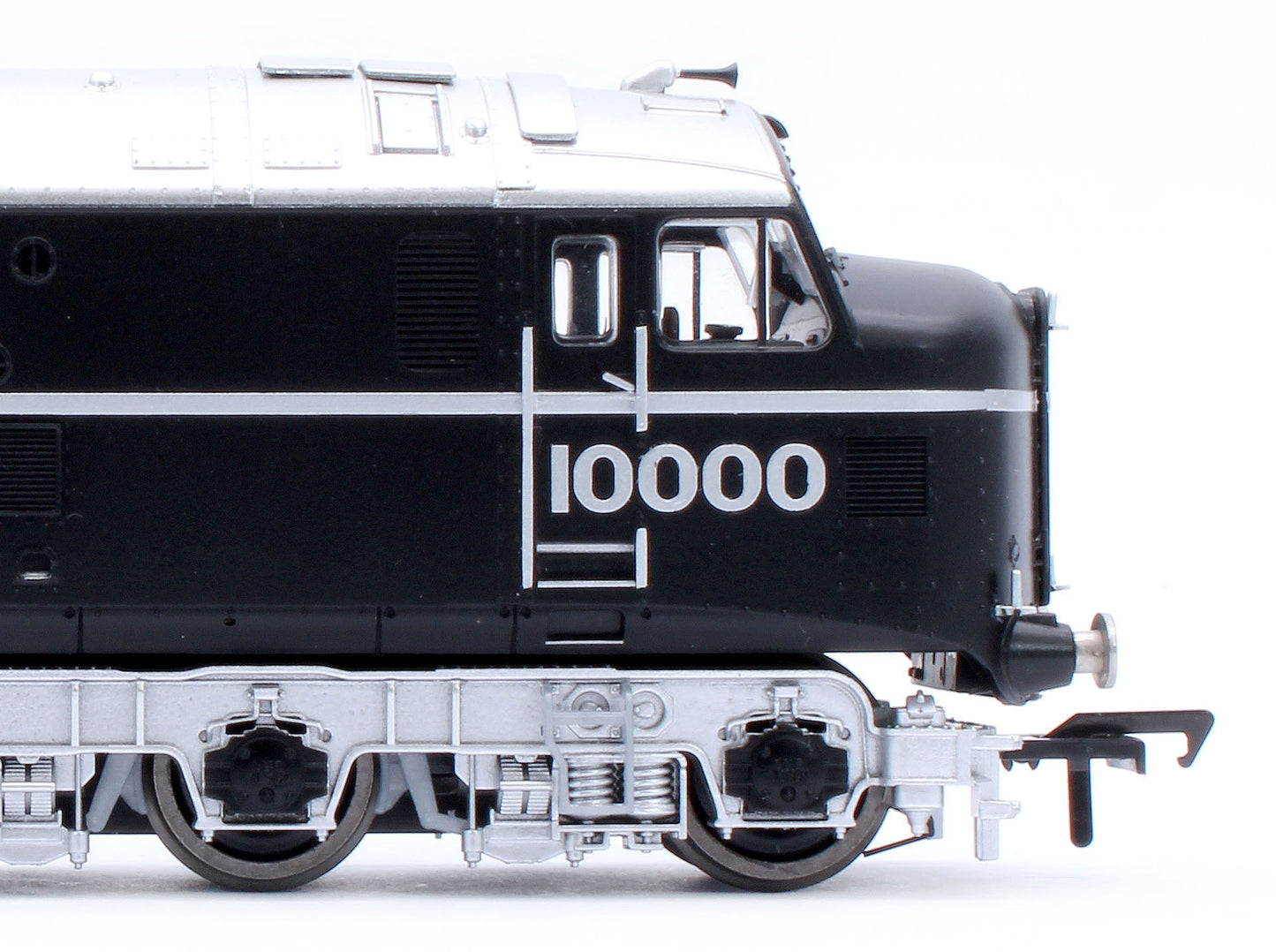 LMS 10000 Black & Chrome With LMS Lettering Diesel Locomotive - DCC Sound