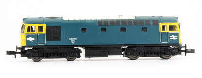 Pre-Owned 2D-001-000 Class 33/0 33030 BR Blue Diesel Locomotive - DCC Sound