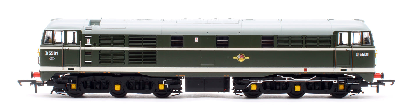 Class 30 D5501 BR Green Diesel Locomotive - DCC Sound
