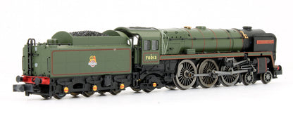 Pre-Owned ND-095B Britannia Class BR Early Crest 'Oliver Cromwell' 70013 Steam Locomotive
