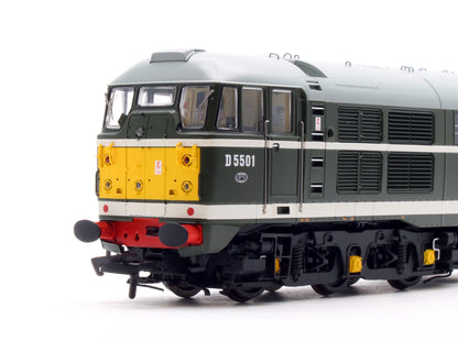 Class 30 D5501 BR Green Diesel Locomotive - DCC Sound