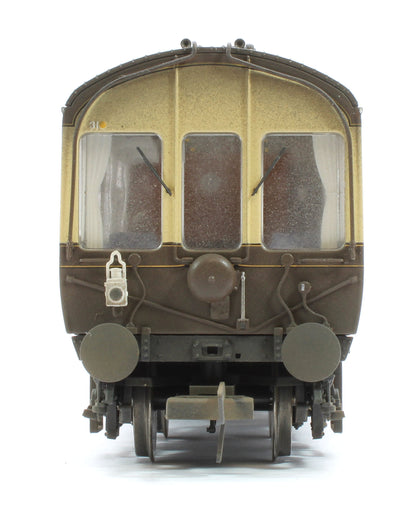 BL-201-006W Bespoke Weathered Black Label GWR Great Western Q13 Inspection Saloon, GWR Chocolate & Cream (Twin Cities) 80972