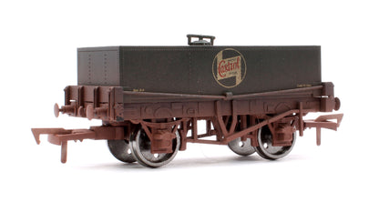 Rectangular Tank Castrol Oil - Weathered