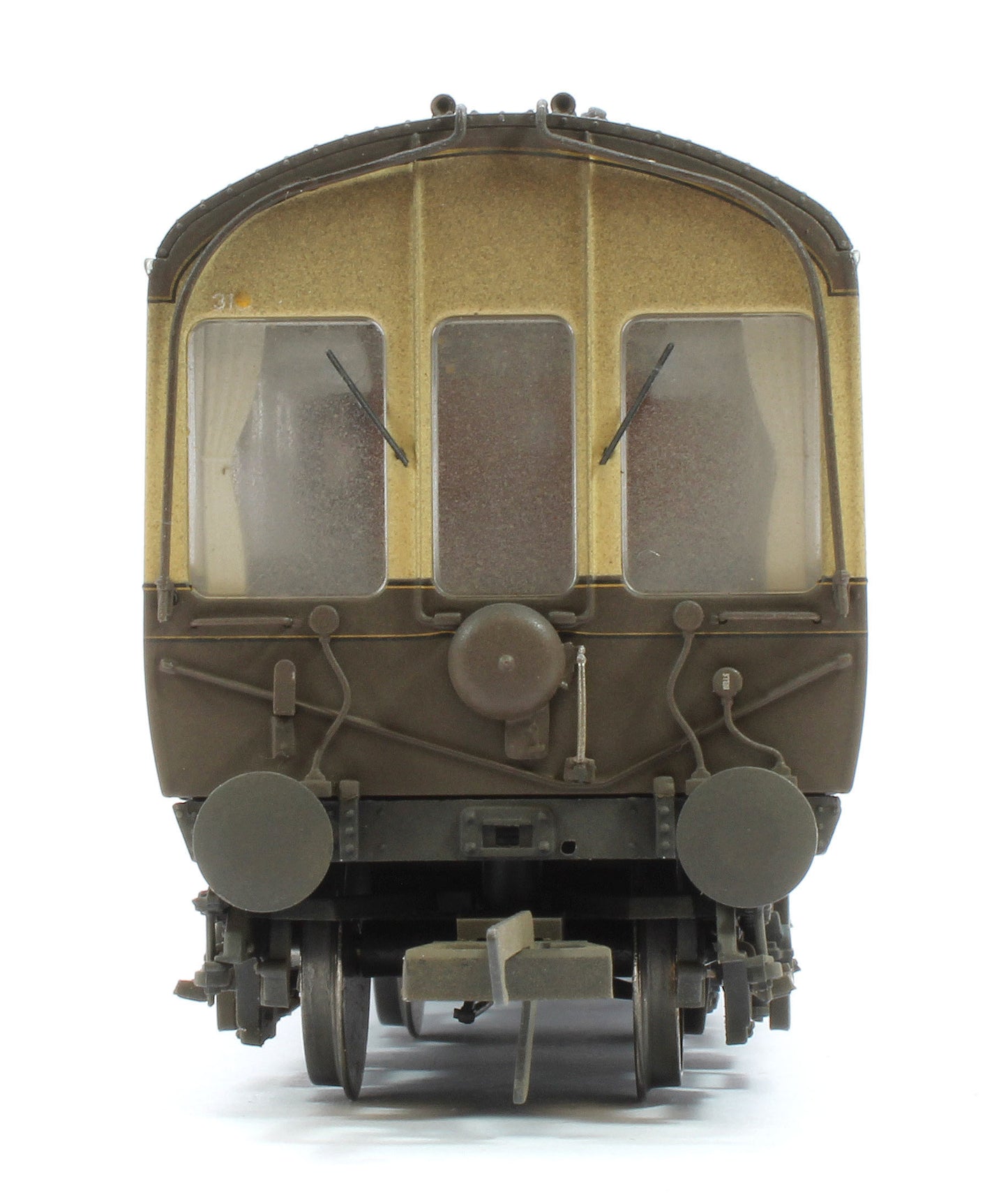 BL-201-006W Bespoke Weathered Black Label GWR Great Western Q13 Inspection Saloon, GWR Chocolate & Cream (Twin Cities) 80972