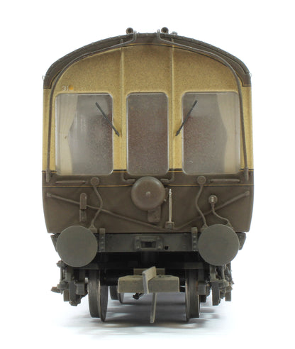 BL-201-006W Bespoke Weathered Black Label GWR Great Western Q13 Inspection Saloon, GWR Chocolate & Cream (Twin Cities) 80972
