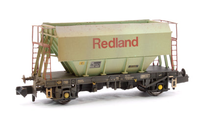 Set of 3 Redland PGA 51T Hopper Wagons - Weathered