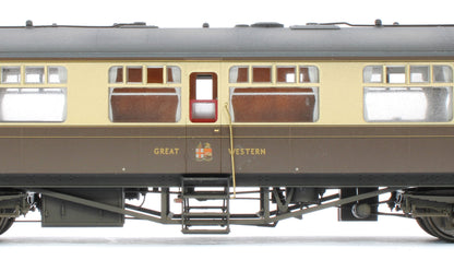 BL-201-006W Bespoke Weathered Black Label GWR Great Western Q13 Inspection Saloon, GWR Chocolate & Cream (Twin Cities) 80972