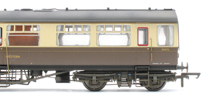 BL-201-006W Bespoke Weathered Black Label GWR Great Western Q13 Inspection Saloon, GWR Chocolate & Cream (Twin Cities) 80972